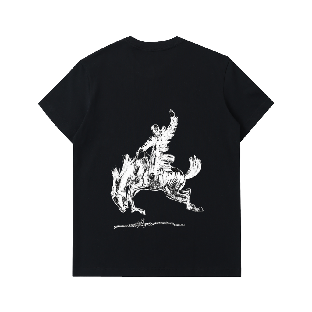 Unverzichtbares T-Shirt aus schwerer Baumwolle