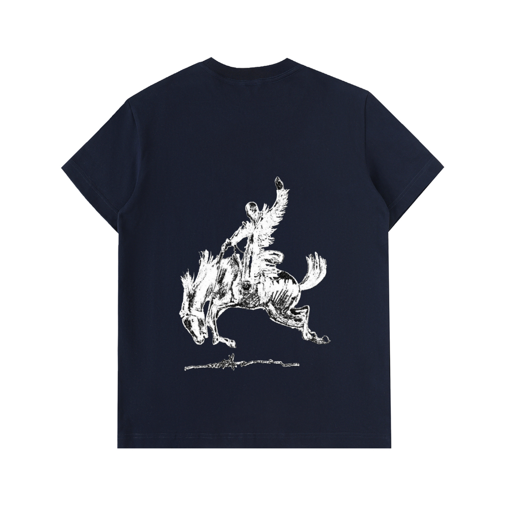 Unverzichtbares T-Shirt aus schwerer Baumwolle