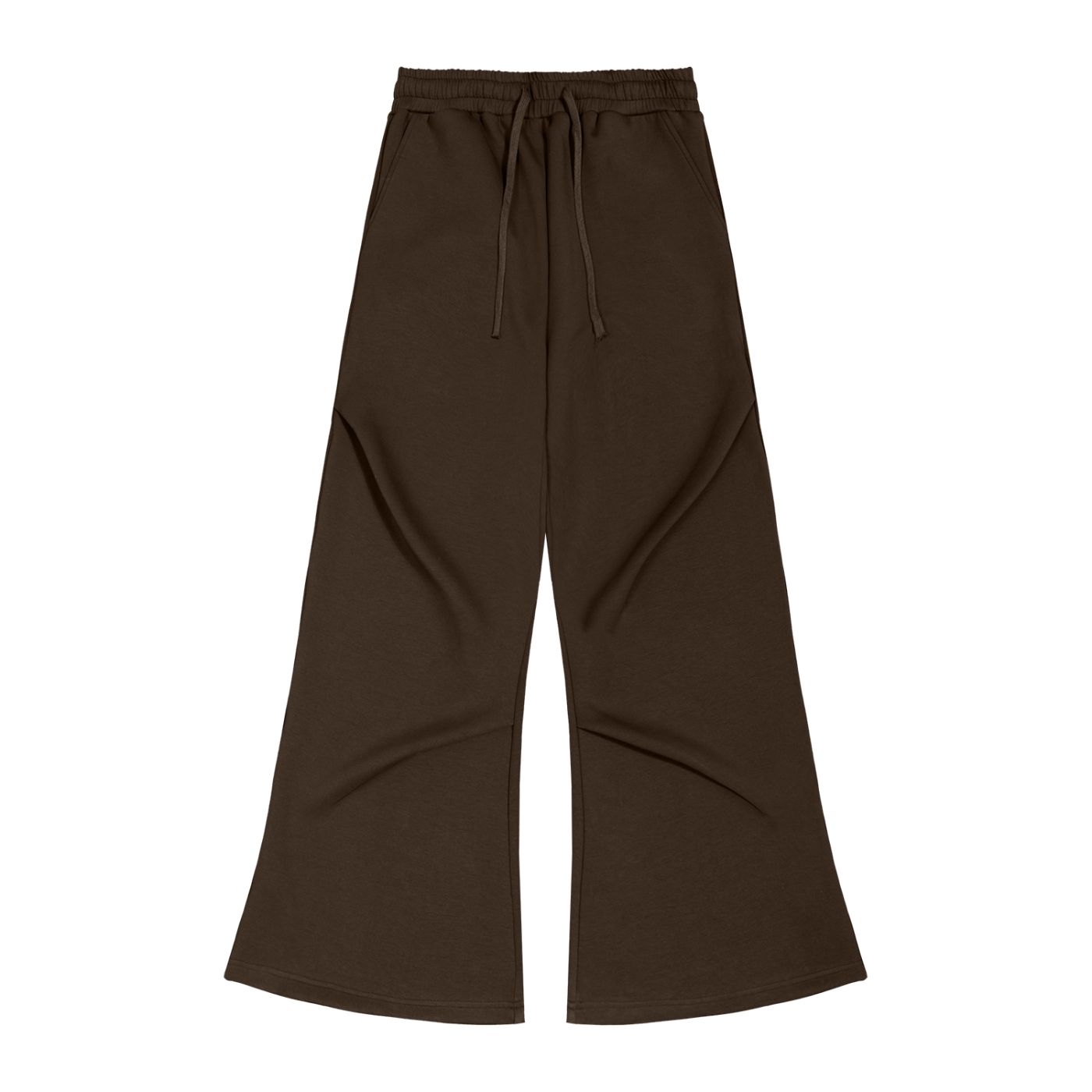 Sweatpants mit weitem Bein und Kordelzug