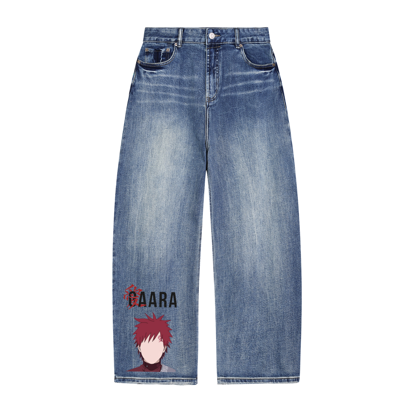 Sun Fade Heavyweight Denim Jeans