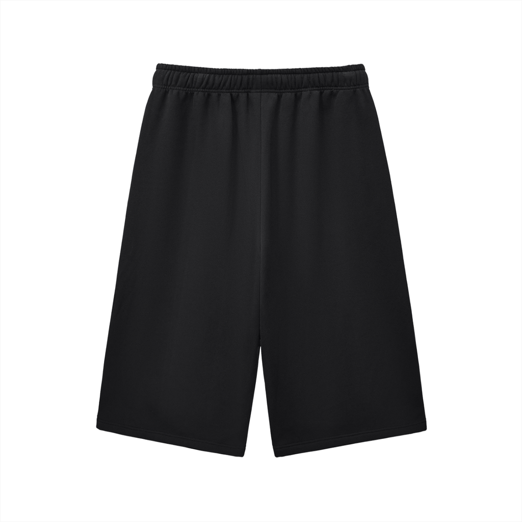 Entspannte Dreiviertel-Sweatpants mit Kordelzug