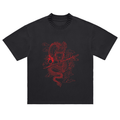 Schweres, gestricktes Rundhals-T-Shirt