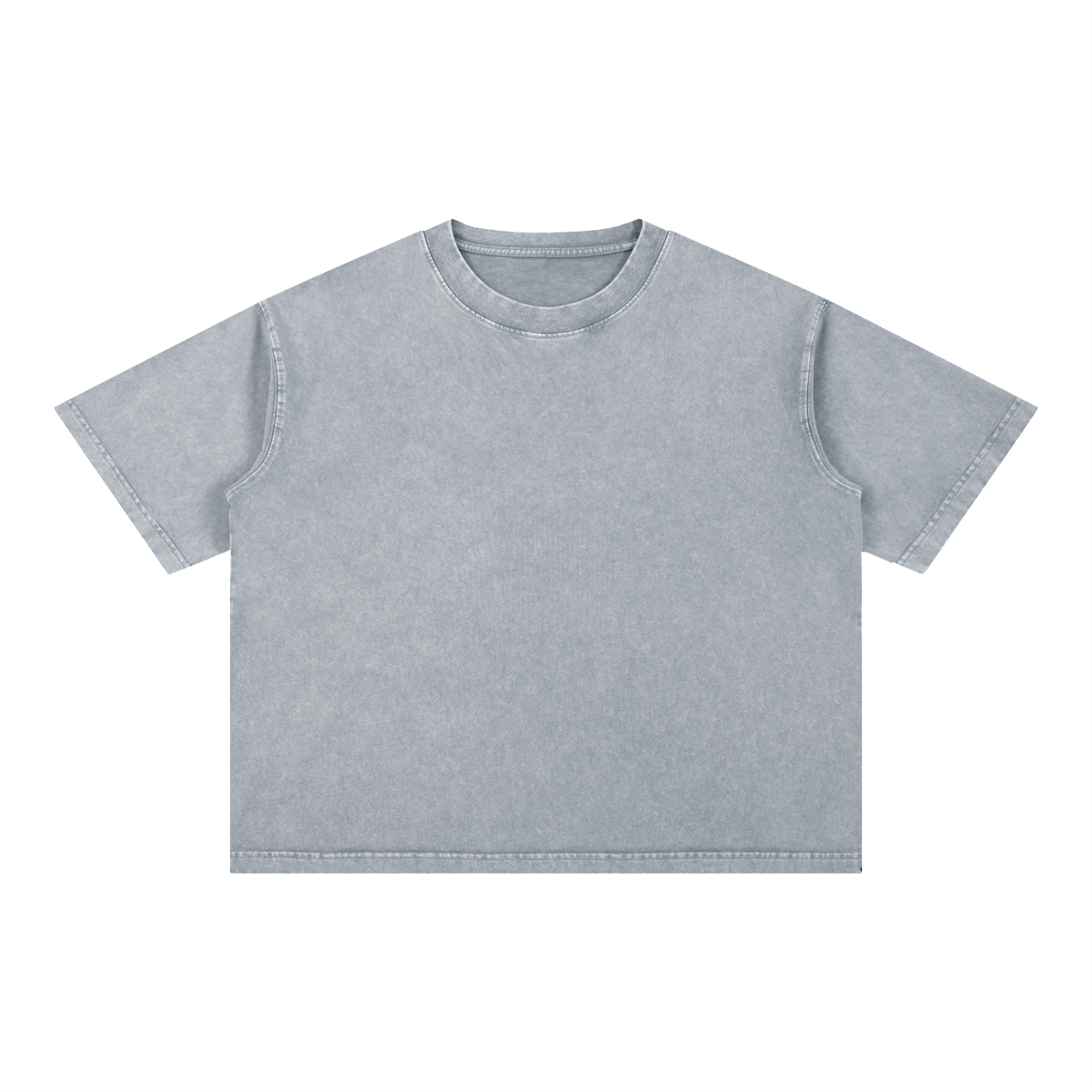 Mineral Wash Boxy Baumwoll-T-Shirt