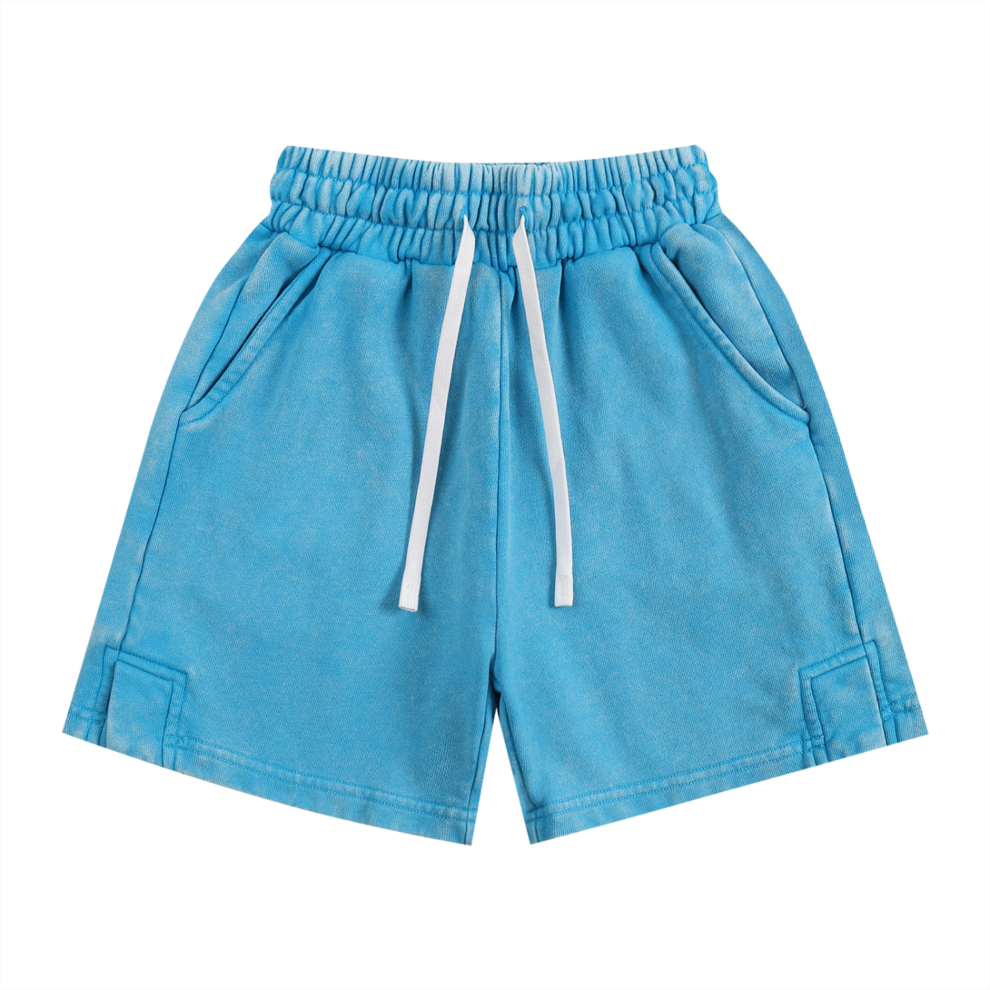 Kurze Kinderhose im Snow-washed-Look