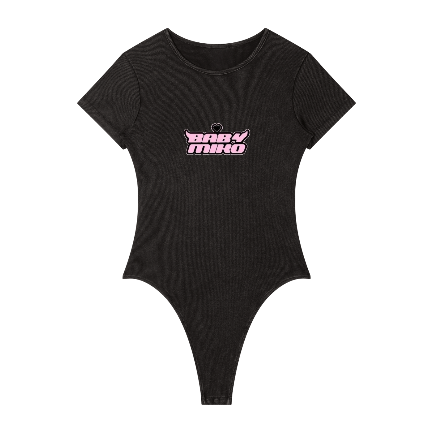 Mineral-Waschung Crewneck-Body für Damen
