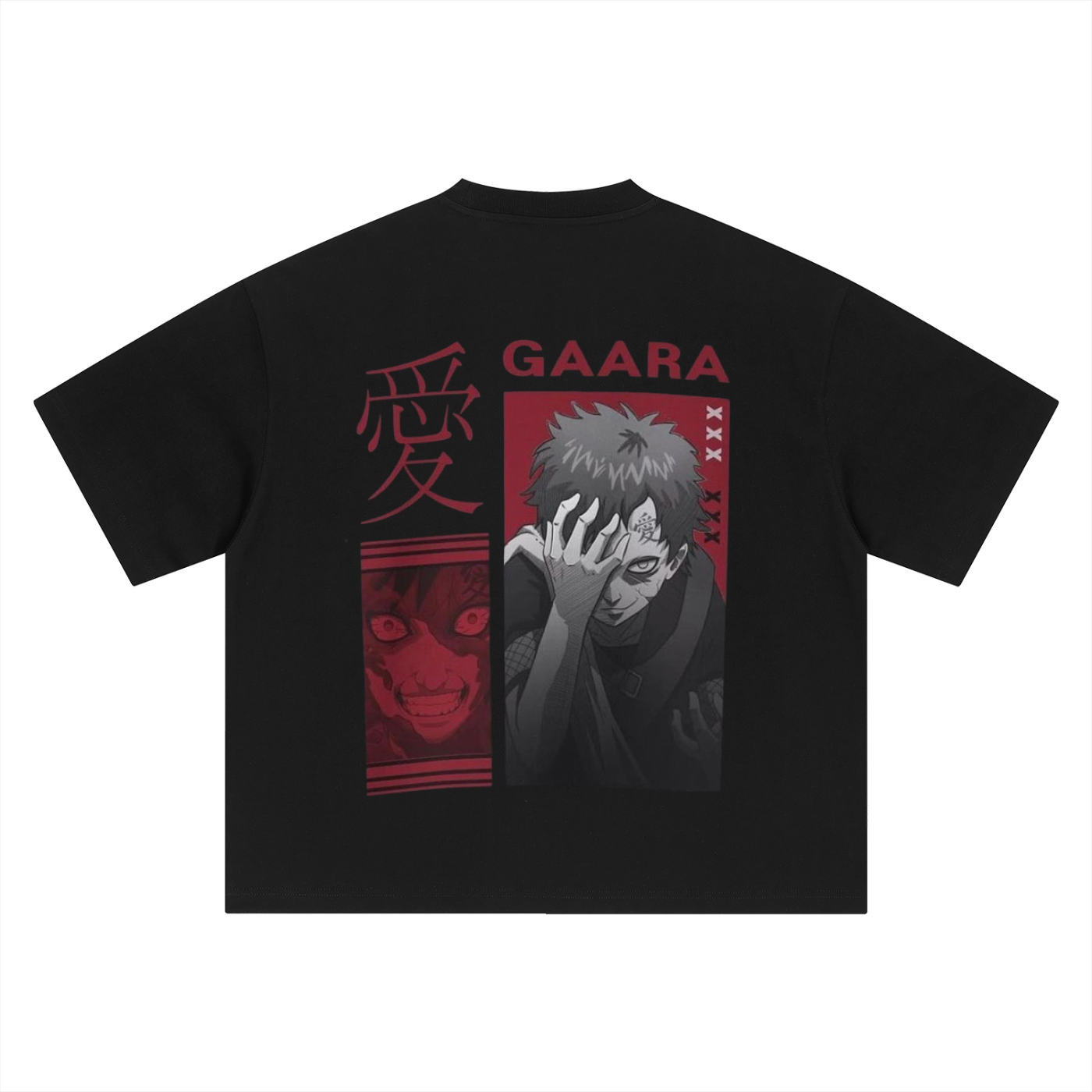 Boxy Oversized T-Shirt - Gaara