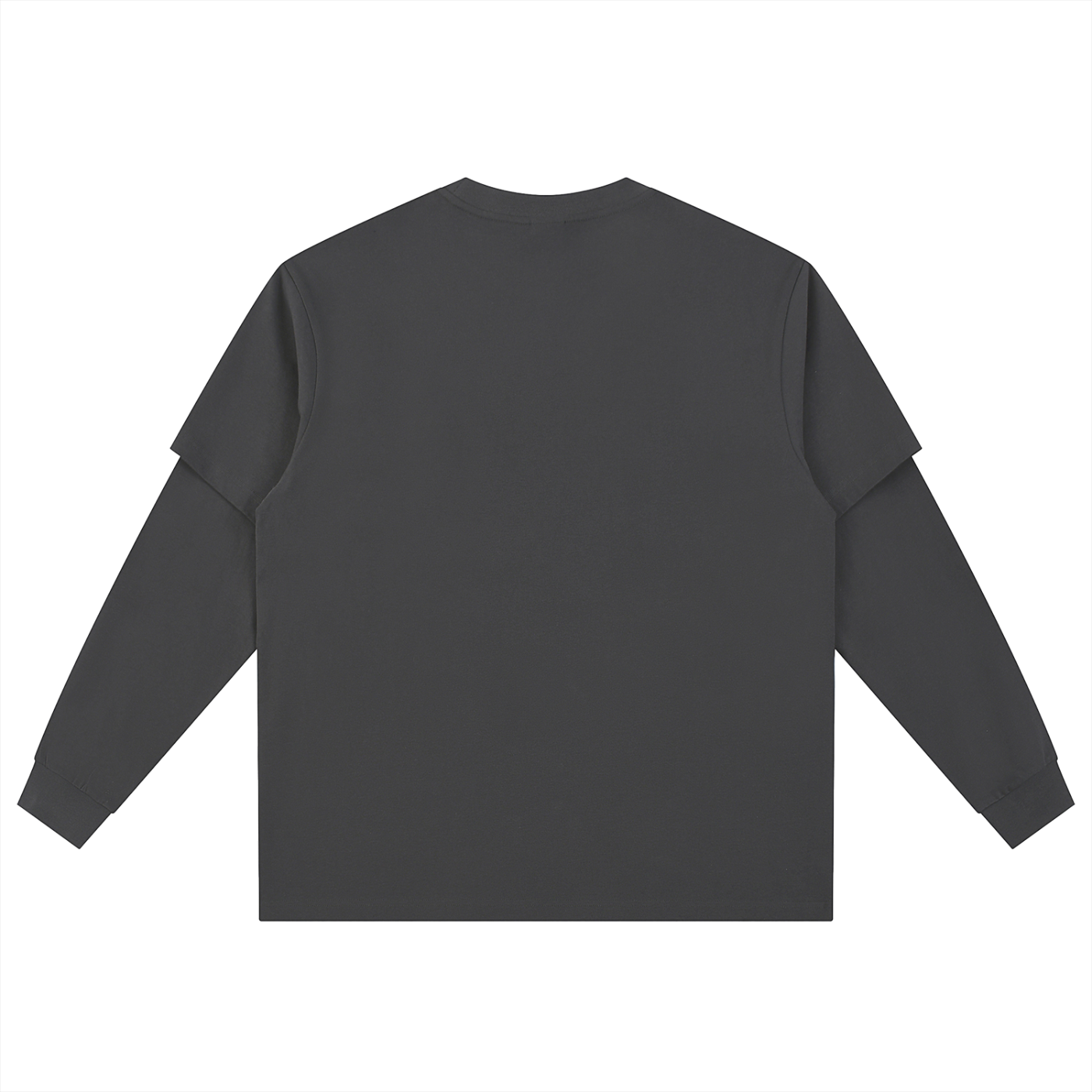 Langarm-Oversize-T-Shirt im Lagenlook
