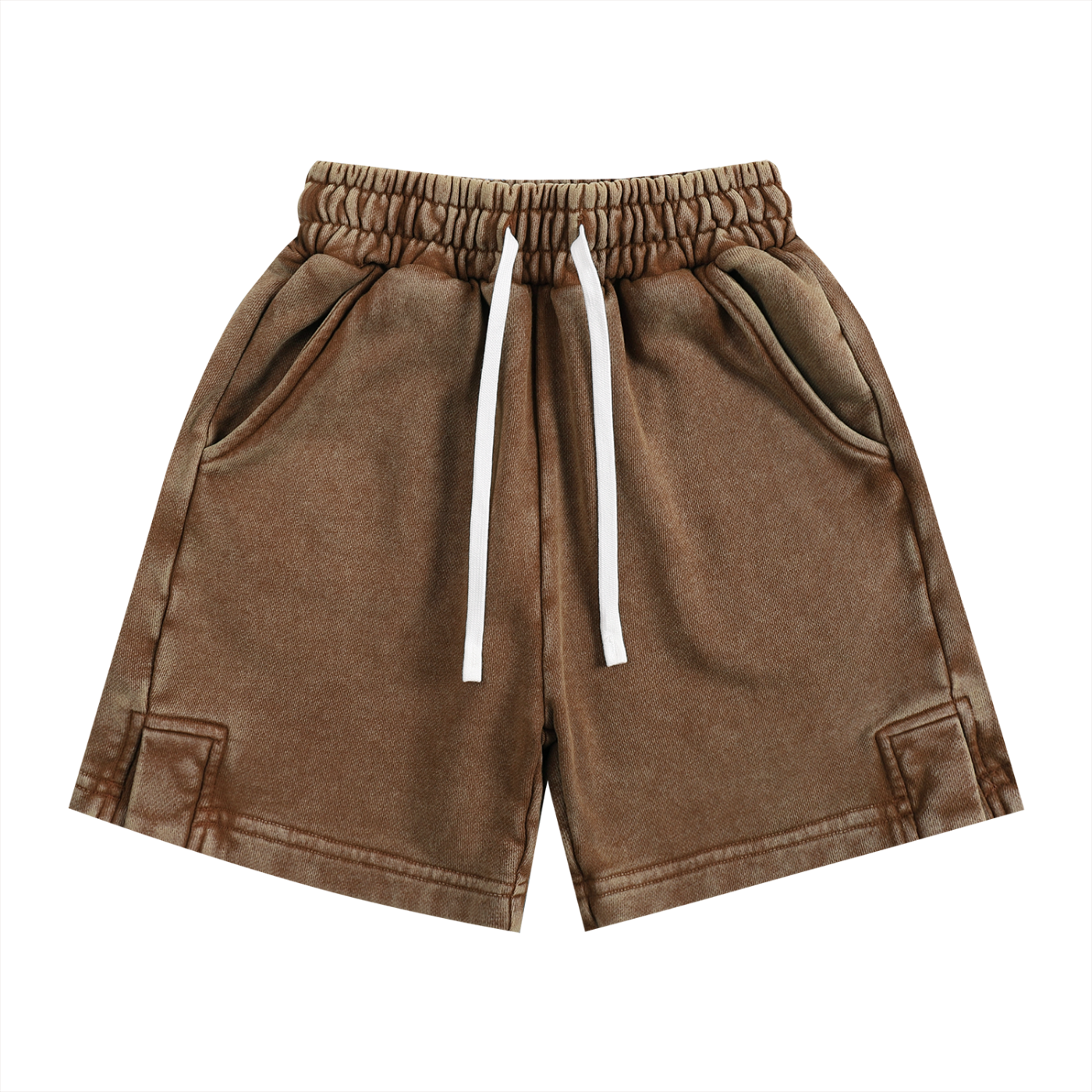Kurze Kinderhose im Snow-washed-Look