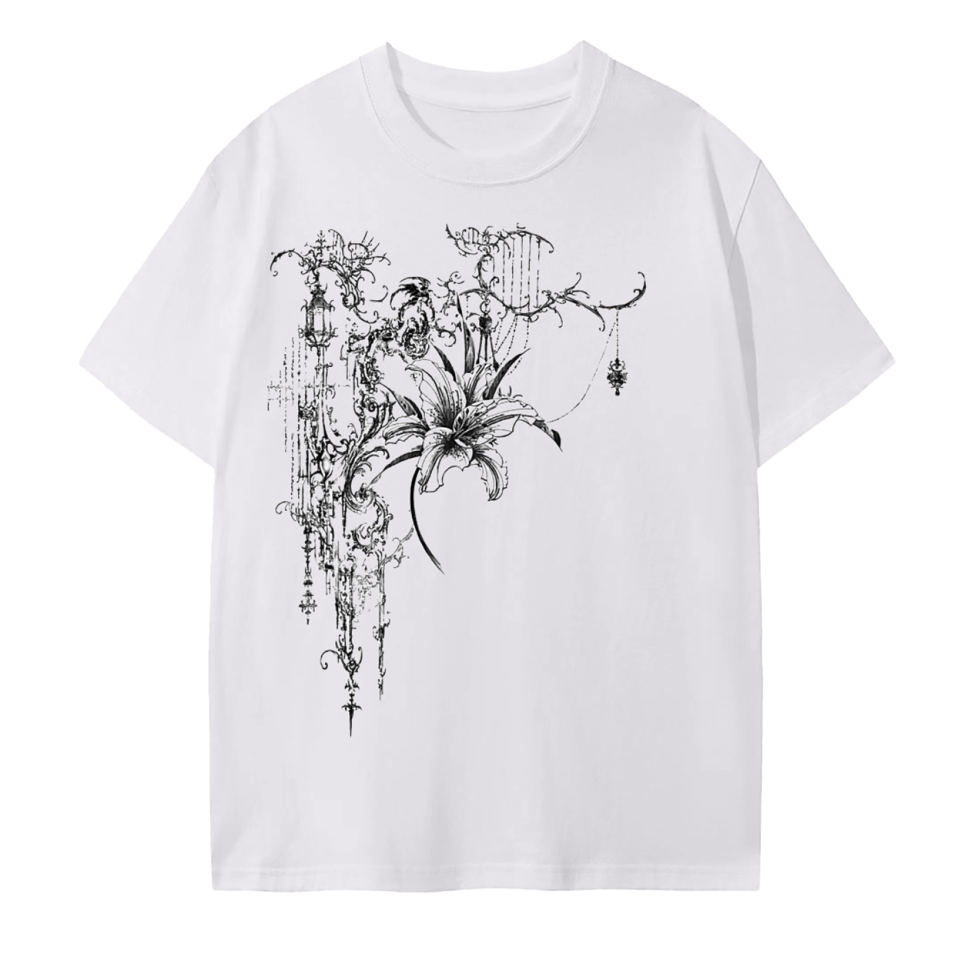 Nahtloses Unisex-T-Shirt aus Baumwolle
