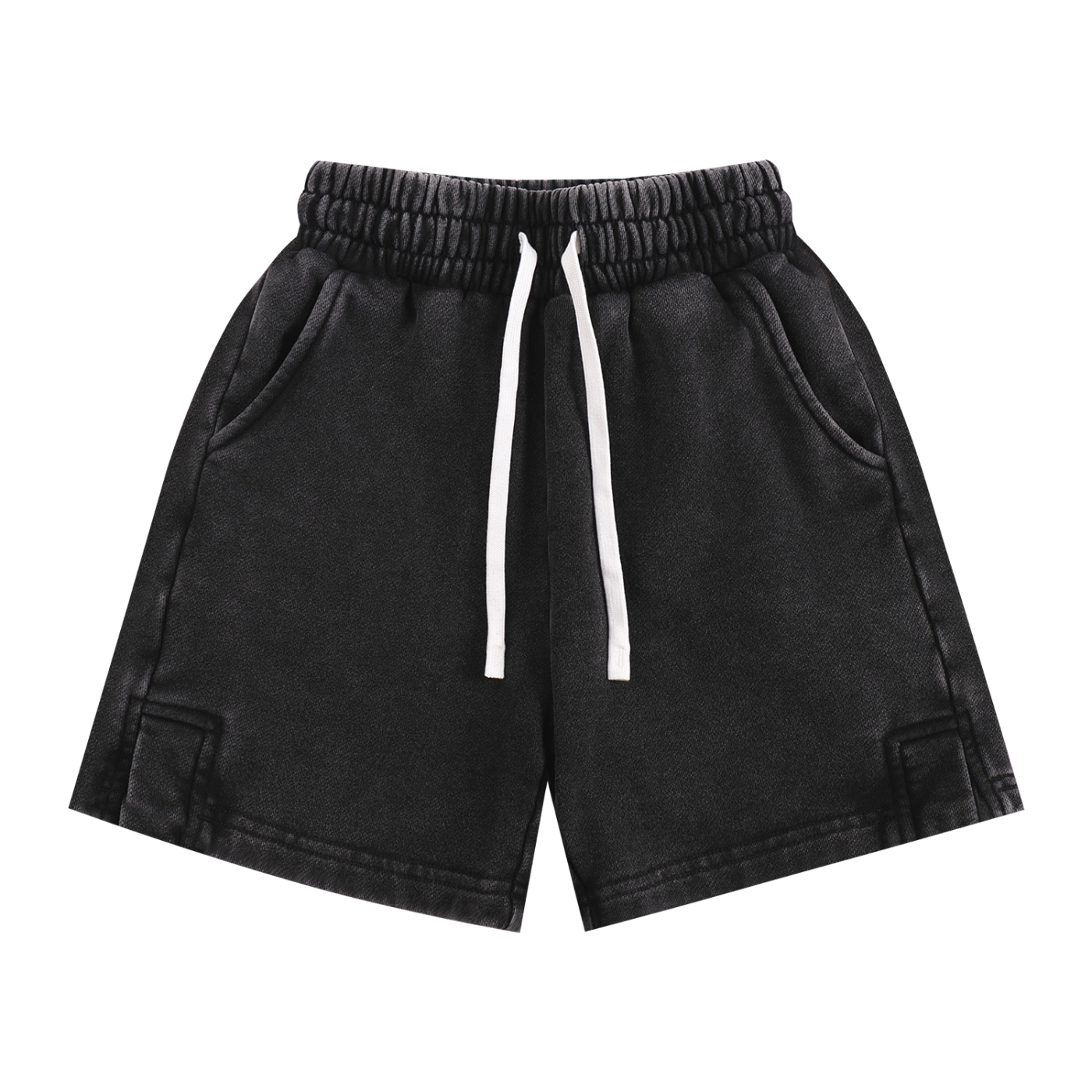 Kurze Kinderhose im Snow-washed-Look