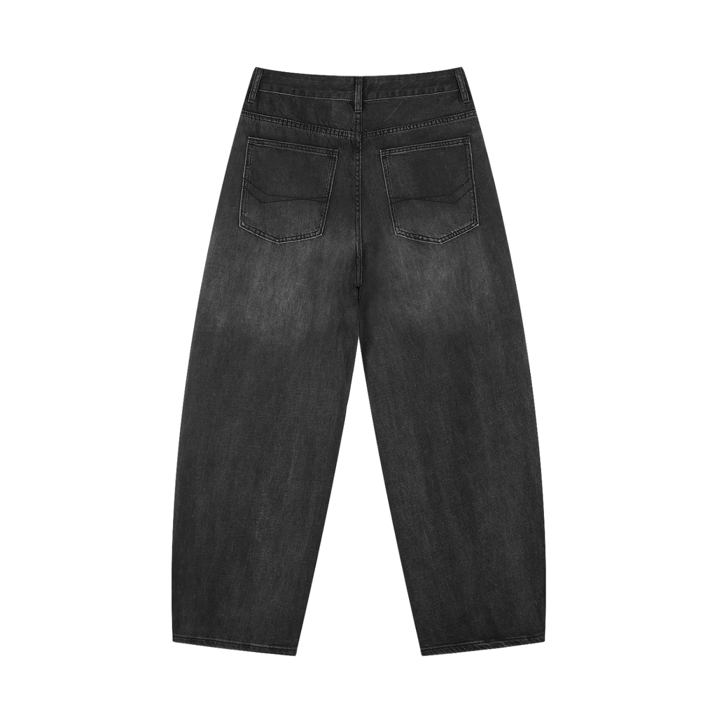 Herren Sunfade Vintage Wash Barrel Leg Jeans