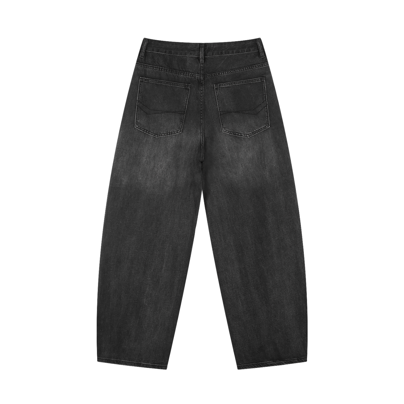 Herren Sunfade Vintage Wash Barrel Leg Jeans