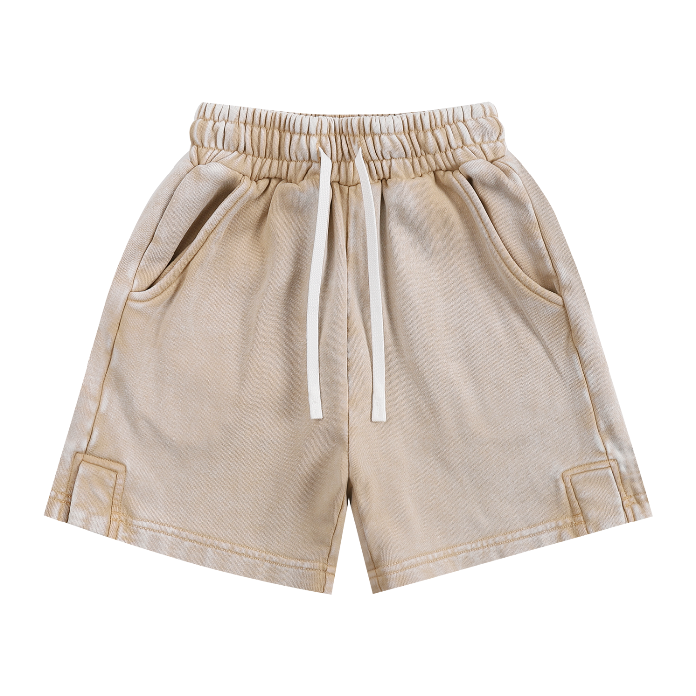 Kurze Kinderhose im Snow-washed-Look
