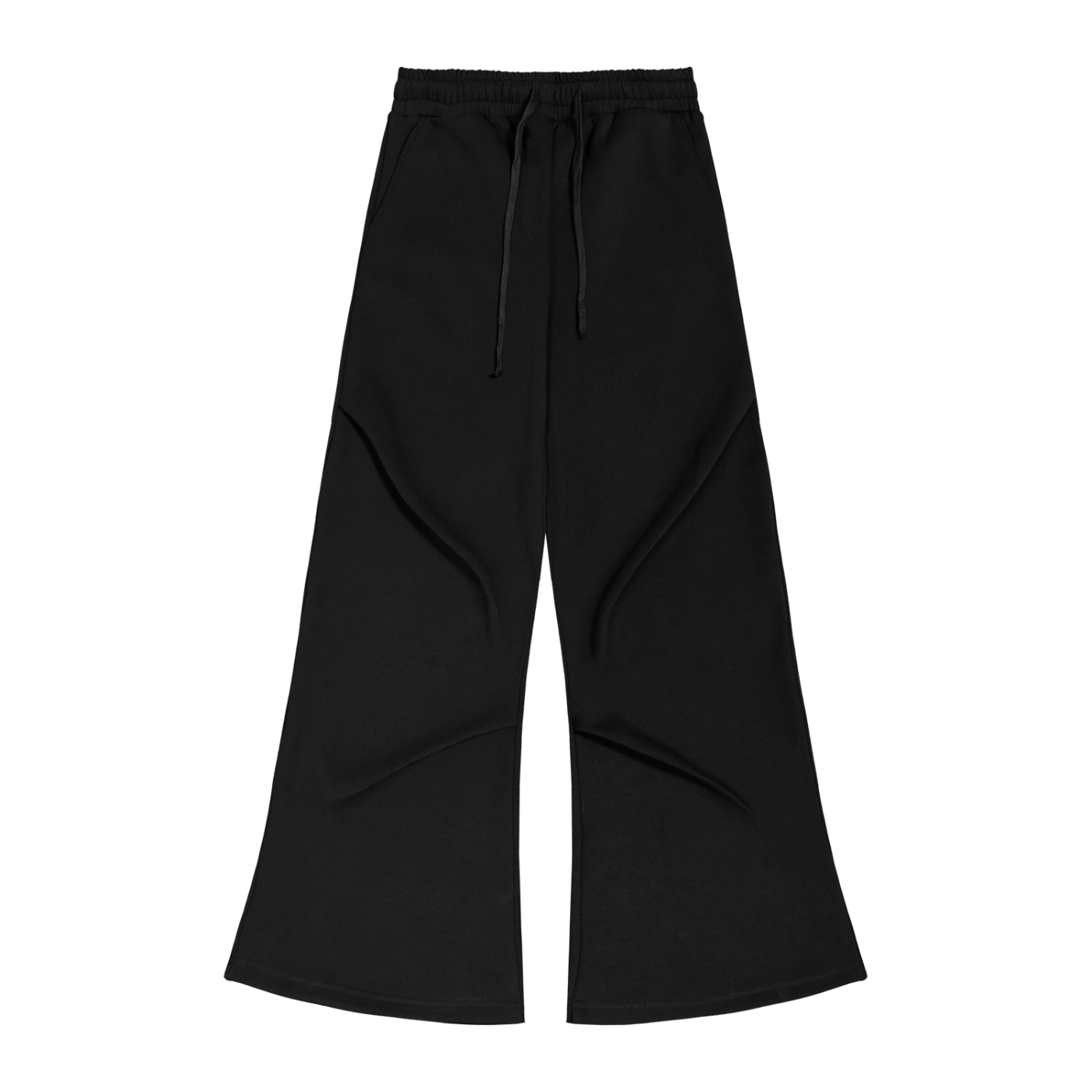 Sweatpants mit weitem Bein und Kordelzug
