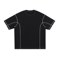 Streetwear T-Shirt aus Baumwolle mit Kontrastnähten