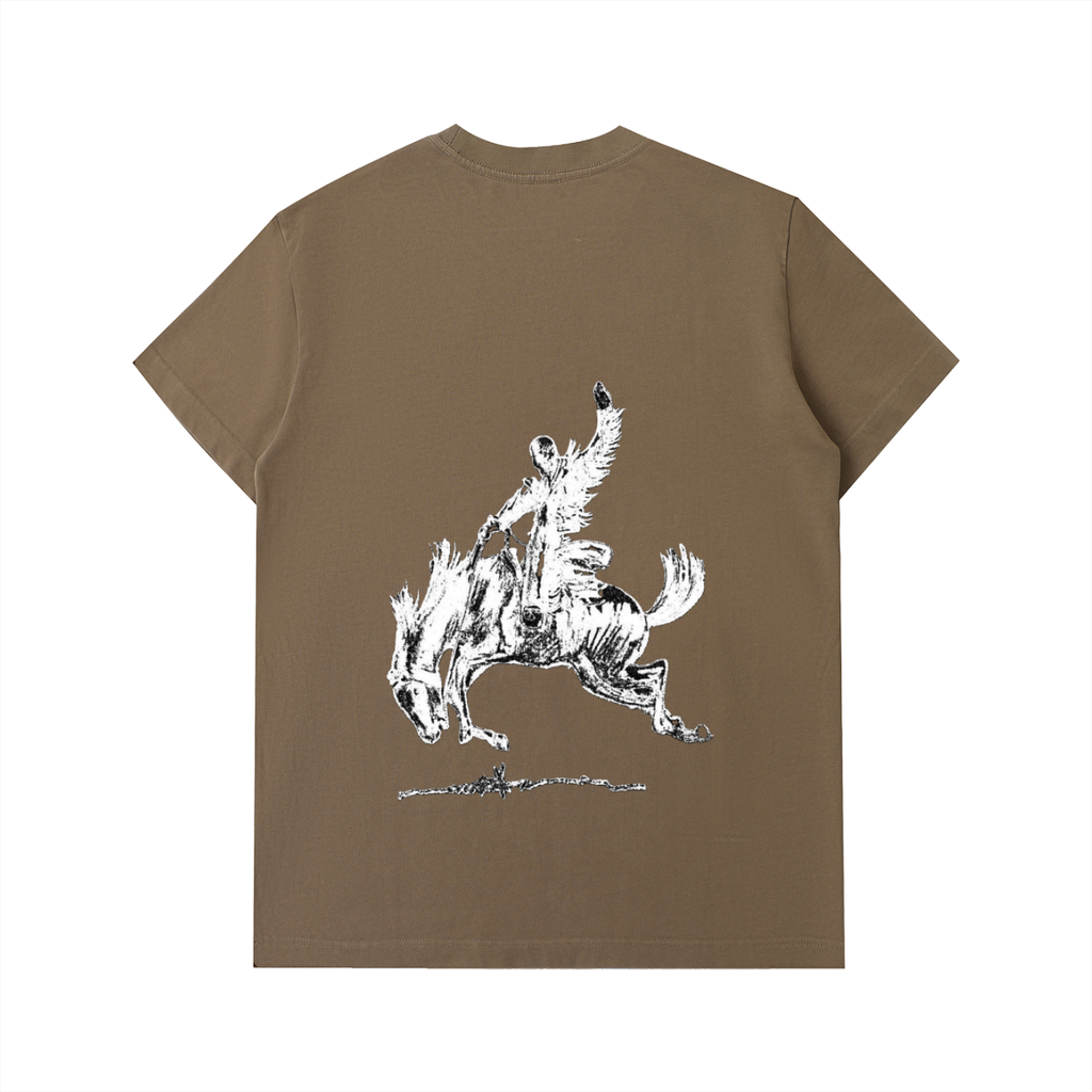 Unverzichtbares T-Shirt aus schwerer Baumwolle