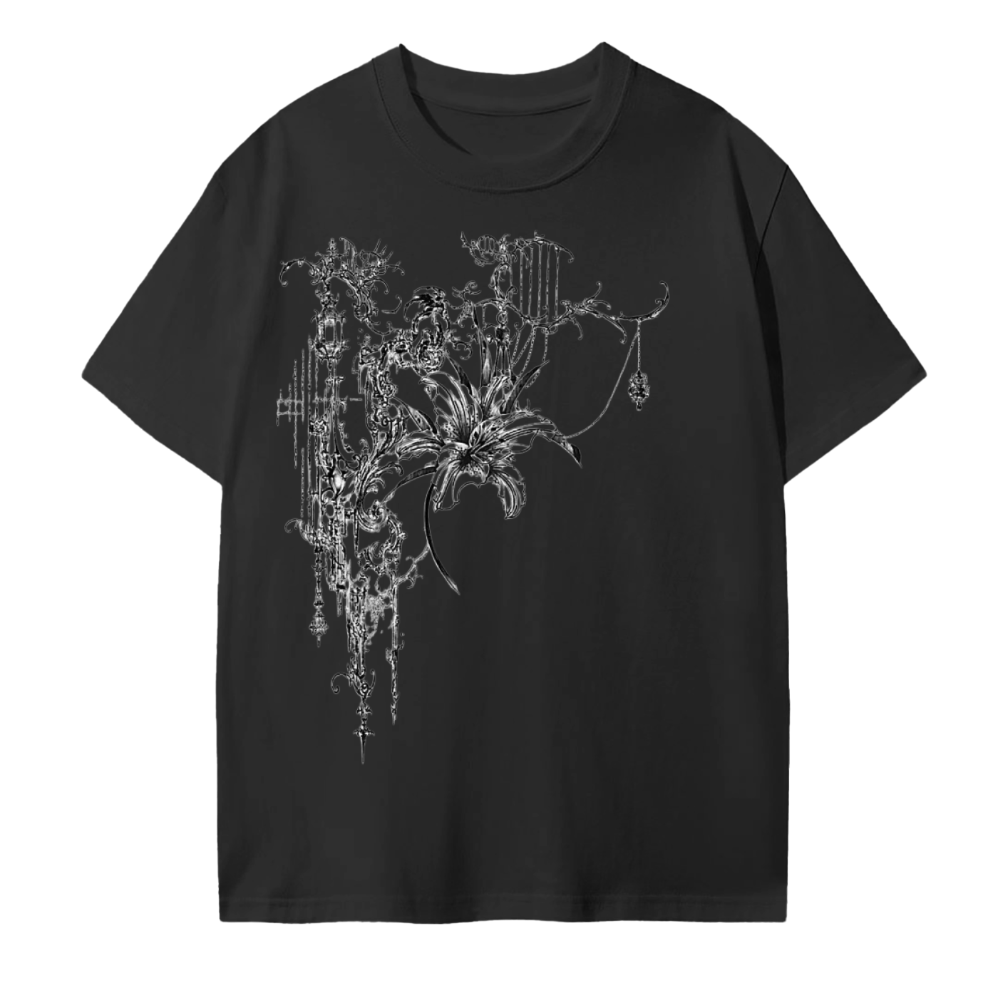Nahtloses Unisex-T-Shirt aus Baumwolle