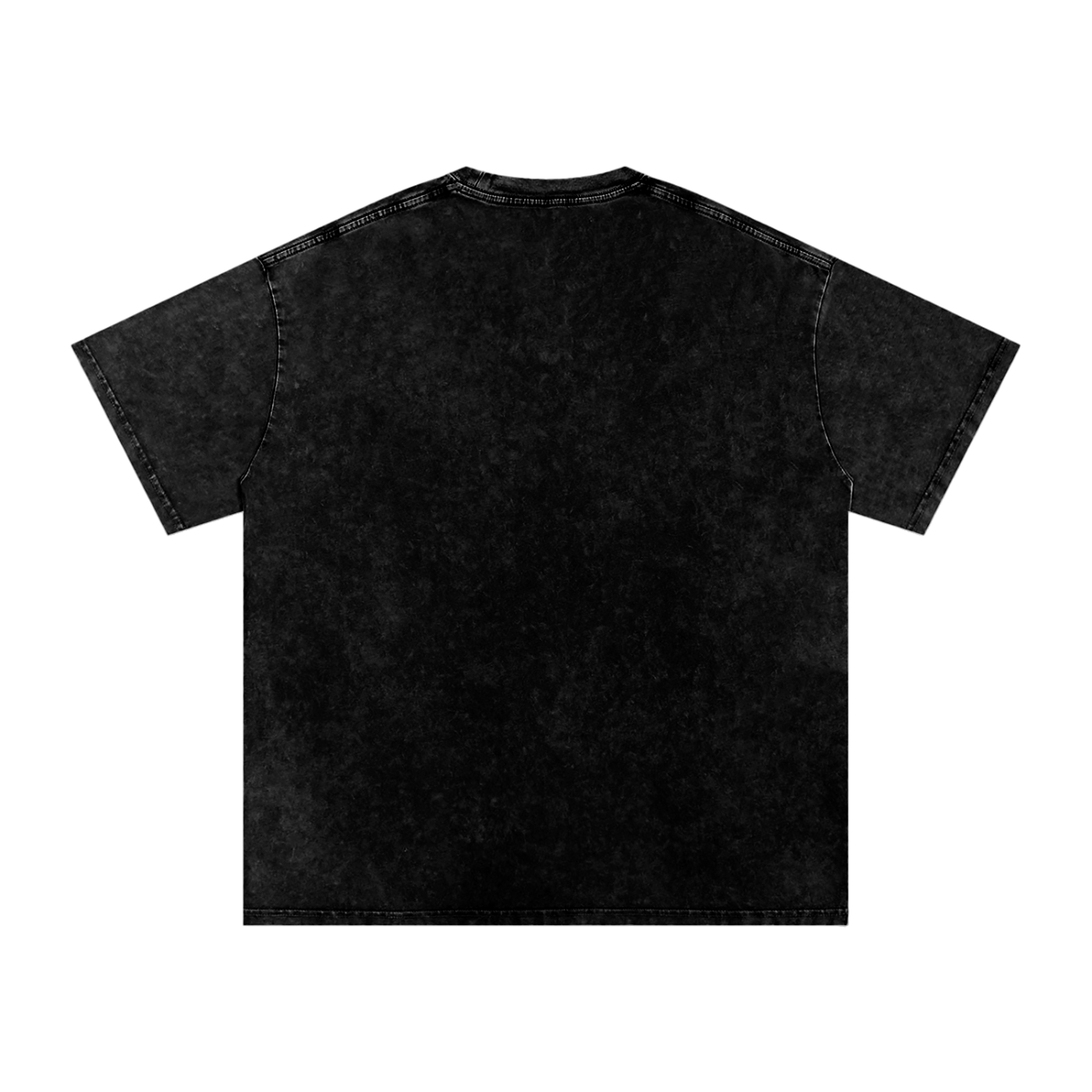 Snow-Washed Oversized Baumwoll-T-Shirt