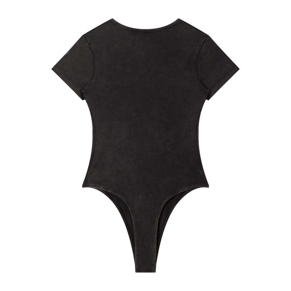 Mineral-Waschung Crewneck-Body für Damen