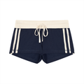 Shorts für Damen mit kontrastierenden Streifen