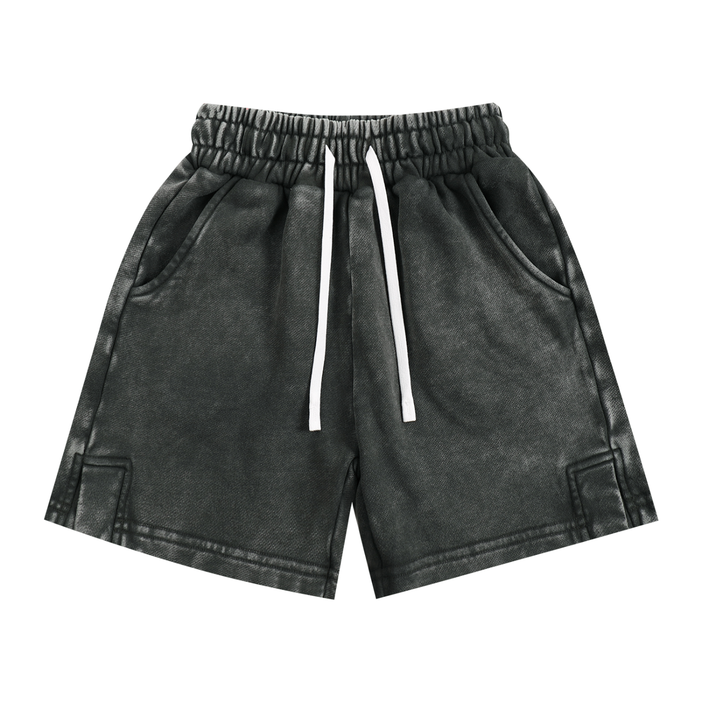 Kurze Kinderhose im Snow-washed-Look