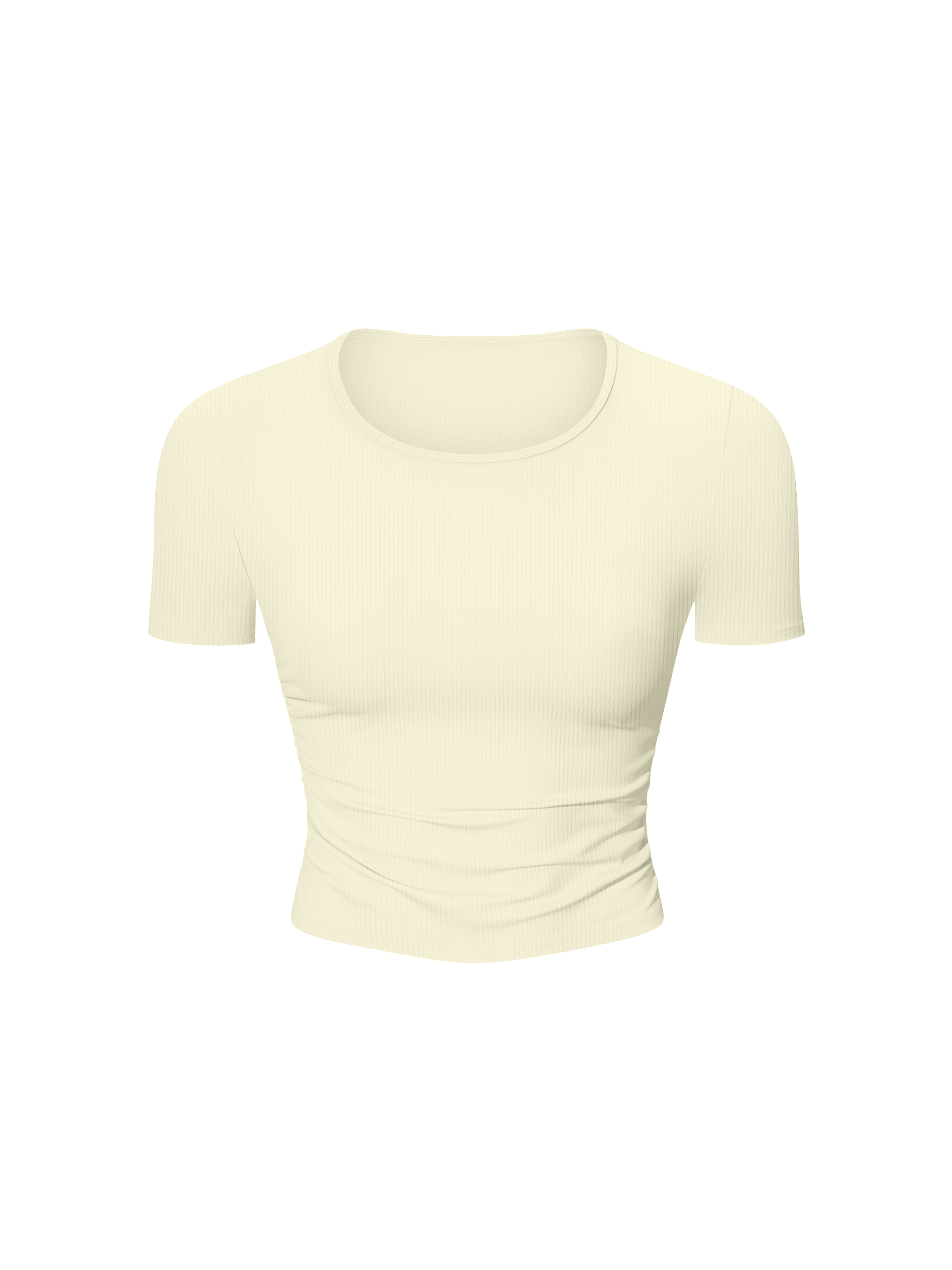 Gesmoktes Bodycon Crop Top