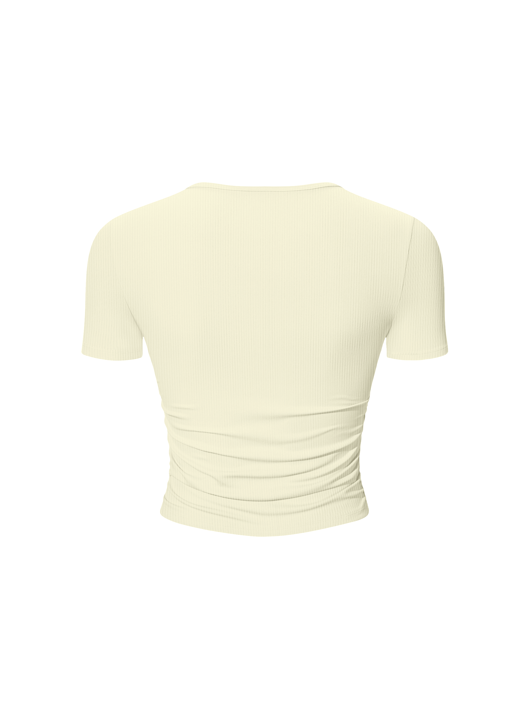 Gesmoktes Bodycon Crop Top
