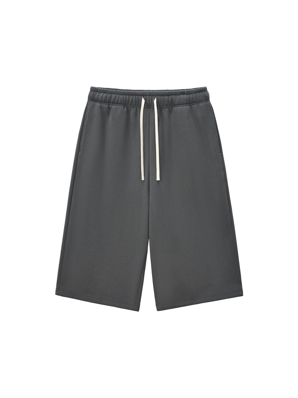 Entspannte Dreiviertel-Sweatpants mit Kordelzug