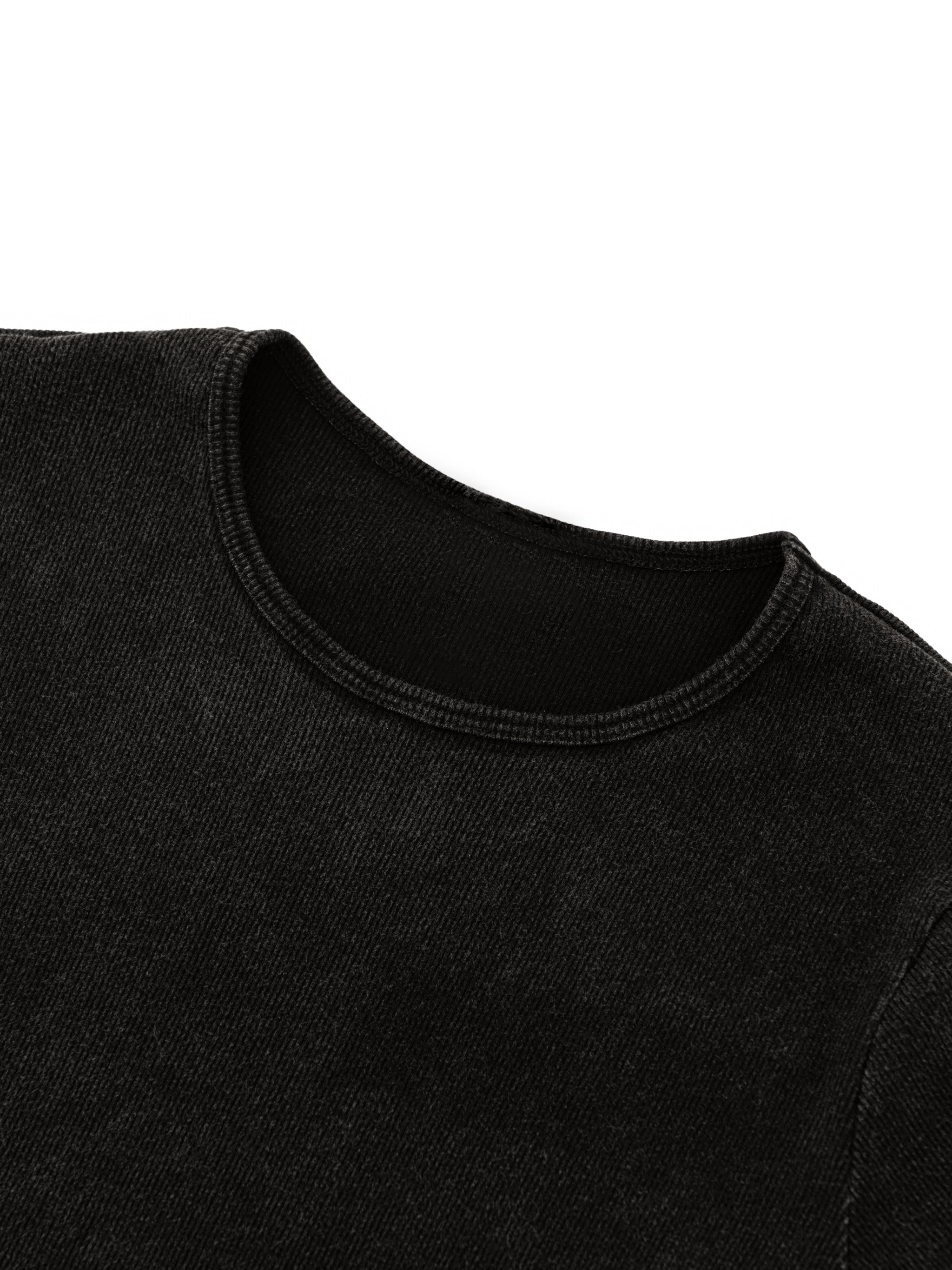 Mineral-Waschung Crewneck-Body für Damen