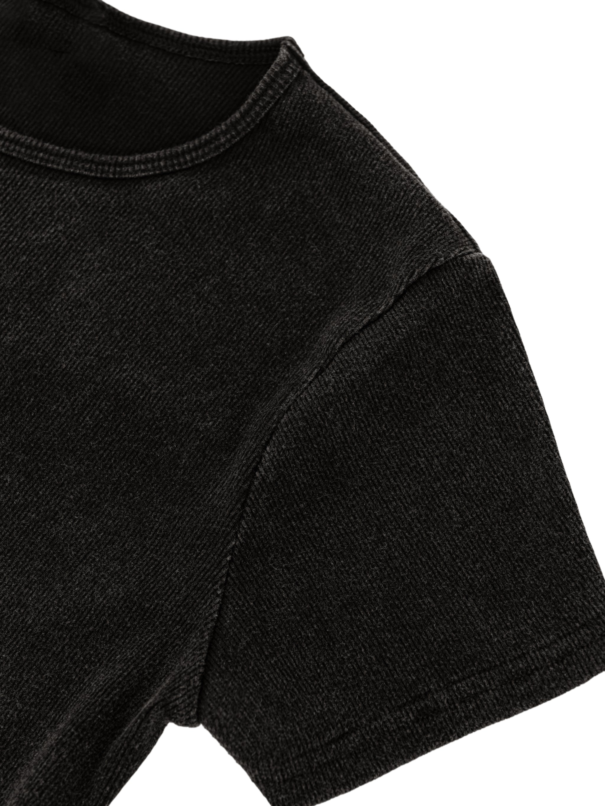 Mineral-Waschung Crewneck-Body für Damen
